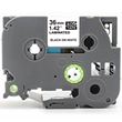 TZe-261 Black on White, 36mm x 8m, Compatible Laminated Tape TZc-261